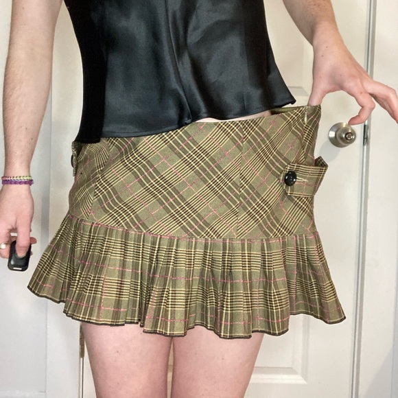 Y2k plaid mini skirt - Picture 3 of 6